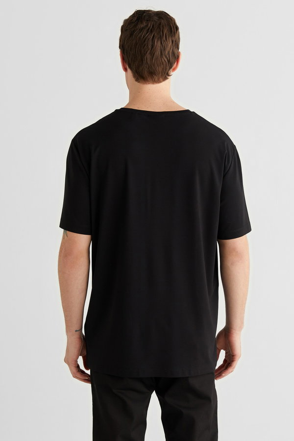 Gant Erkek Bisiklet Yaka T-shirt LACIVERT