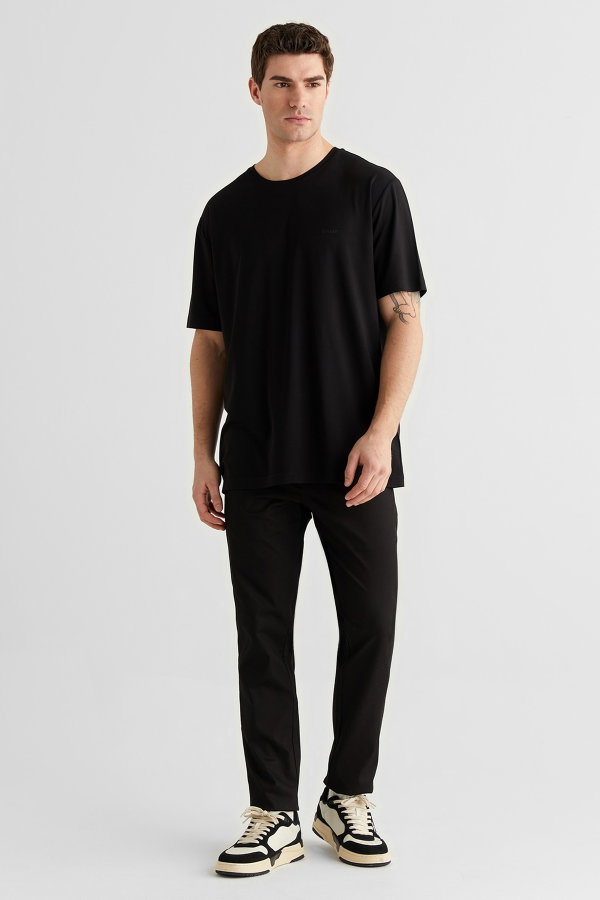 Gant Erkek Bisiklet Yaka T-shirt LACIVERT