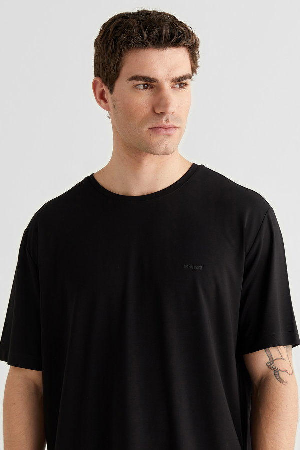Gant Erkek Bisiklet Yaka T-shirt LACIVERT
