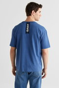Gant Erkek Bisiklet Yaka T-shirt MAVI