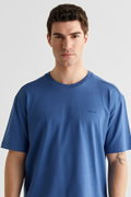 Gant Erkek Bisiklet Yaka T-shirt MAVI