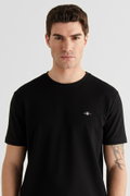 Gant Erkek Bisiklet Yaka T-shirt SIYAH