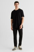 Gant Erkek Bisiklet Yaka T-shirt SIYAH