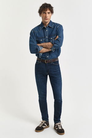Gant Erkek Jeans Pantolon LACIVERT Gant Erkek Jeans Pantolon LACIVERT