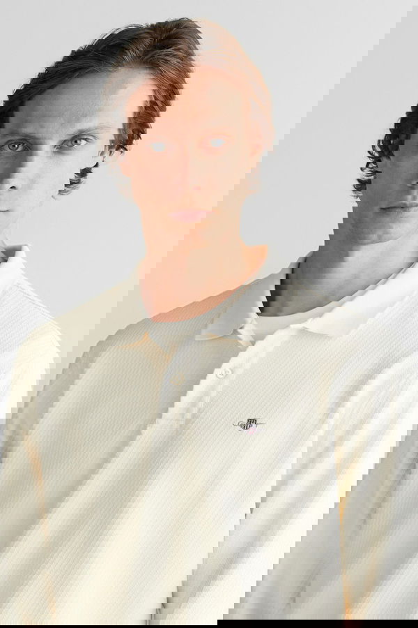 Gant Erkek Polo Yaka Kazak KREM