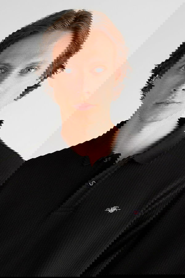 Gant Erkek Polo Yaka Kazak SIYAH