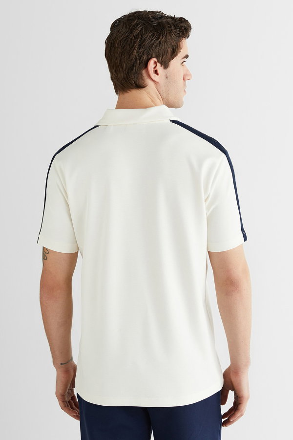 Gant Erkek Polo Yaka T-shirt KREM