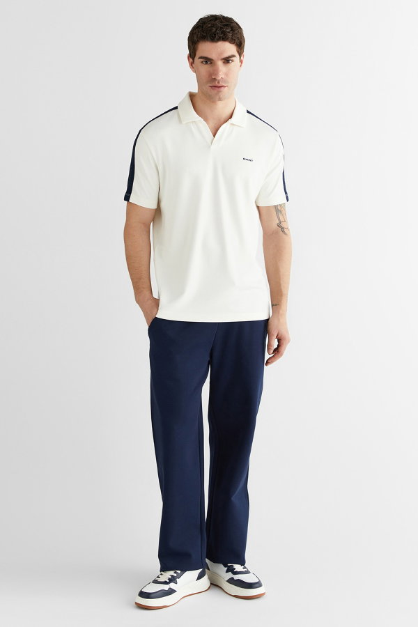 Gant Erkek Polo Yaka T-shirt KREM