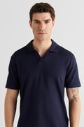 Gant Erkek Polo Yaka T-shirt LACIVERT