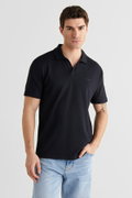 Gant Erkek Polo Yaka T-shirt SIYAH