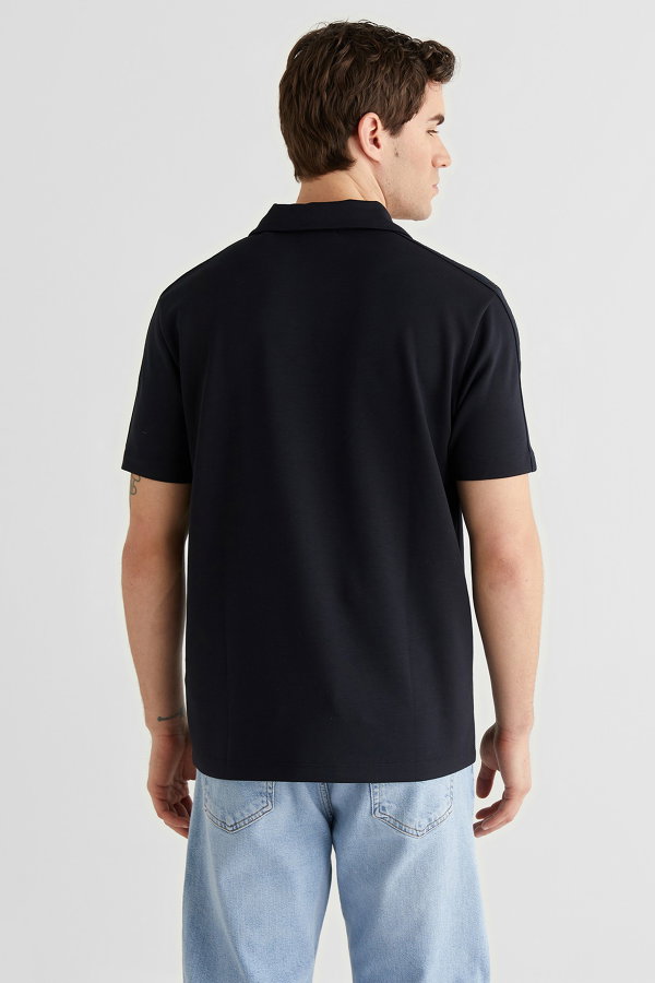 Gant Erkek Polo Yaka T-shirt SIYAH