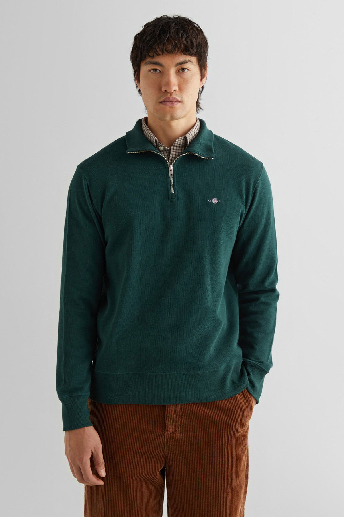 Gant Erkek Sweatshirt HAKI