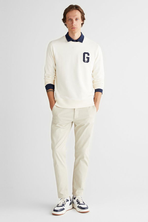 Gant Erkek Sweatshirt KREM Gant Erkek Sweatshirt KREM
