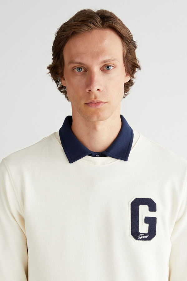 Gant Erkek Sweatshirt KREM Gant Erkek Sweatshirt KREM