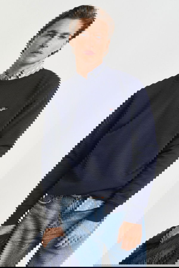 Gant Erkek Sweatshirt LACIVERT