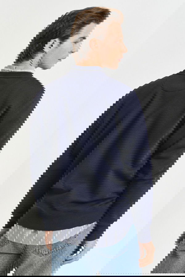 Gant Erkek Sweatshirt LACIVERT