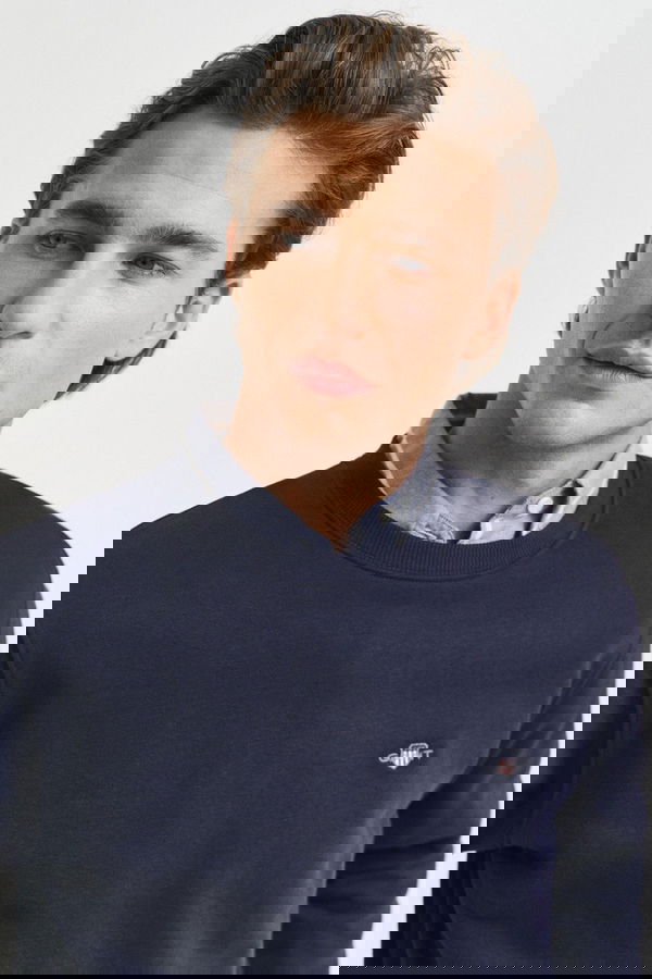 Gant Erkek Sweatshirt LACIVERT