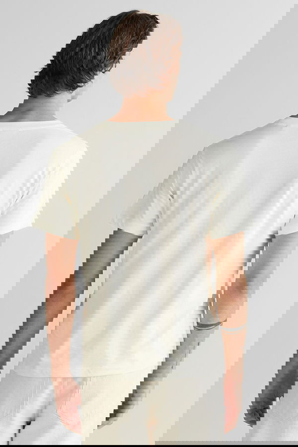 Gant Erkek T-shirt EKRU