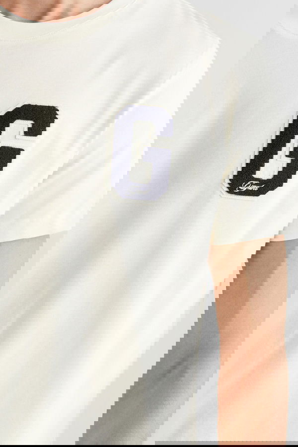 Gant Erkek T-shirt EKRU