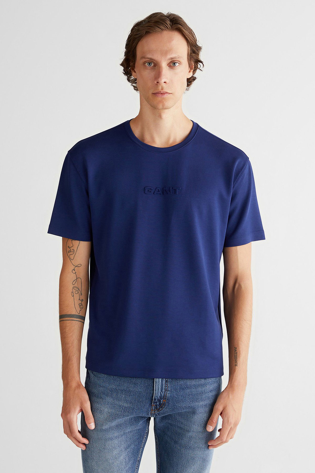 Gant Erkek T-shirt LACIVERT
