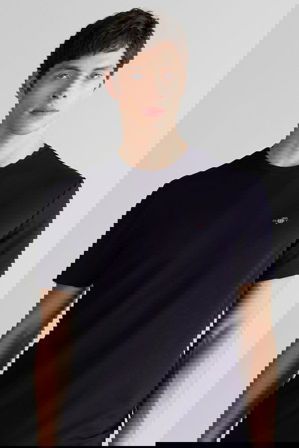 Gant Erkek T-shirt LACIVERT