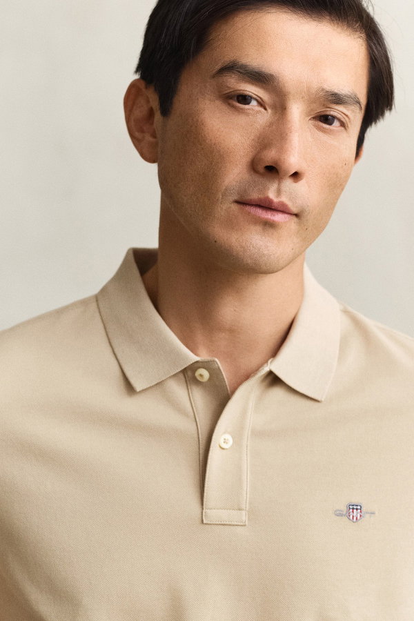 Gant Polo Yaka Erkek T-shirt BEJ