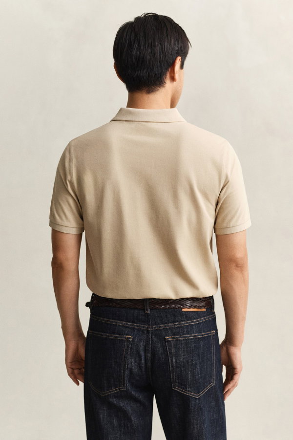 Gant Polo Yaka Erkek T-shirt BEJ