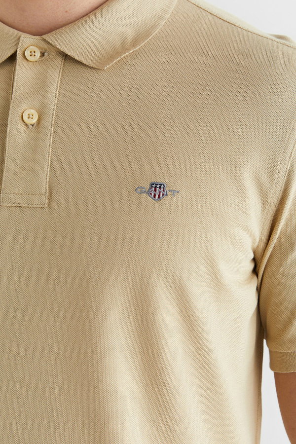 Gant Polo Yaka Erkek T-shirt BEJ