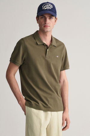Gant Polo Yaka Erkek T-shirt HAKI Gant Polo Yaka Erkek T-shirt HAKI
