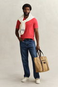Gant Polo Yaka Erkek T-shirt KIRMIZI