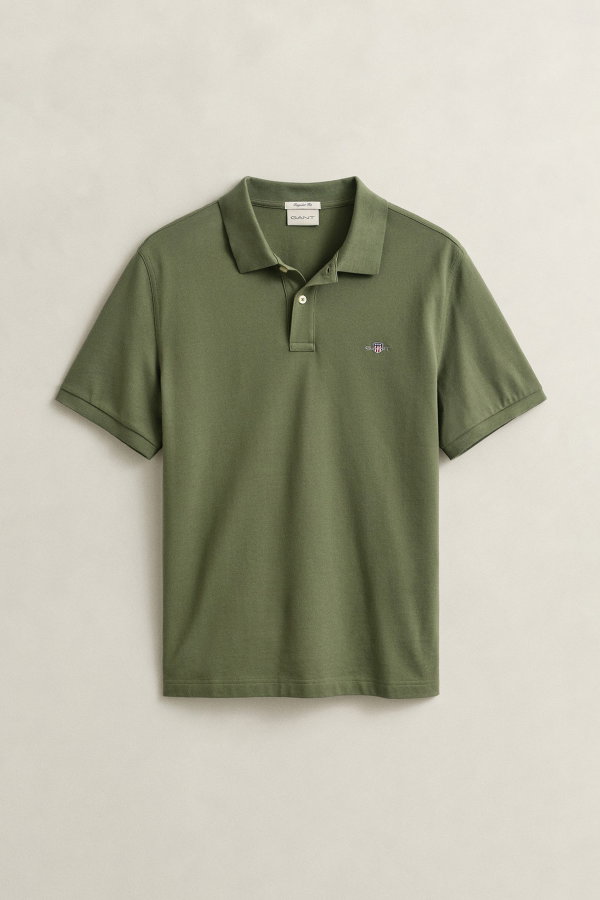 Gant Polo Yaka Erkek T-shirt YESIL
