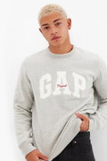 Gap Erkek Bisiklet Yaka Sweatshirt GRI