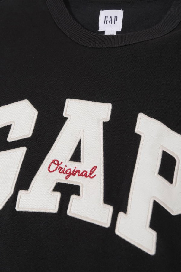 Gap Erkek Bisiklet Yaka Sweatshirt SIYAH