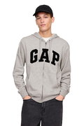 Gap Erkek Fermuarlı Sweatshirt GRI
