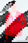 Gap Erkek Fermuarlı Sweatshirt Kırmızı