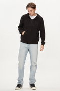 Gap Erkek Fermuarlı Sweatshirt SIYAH