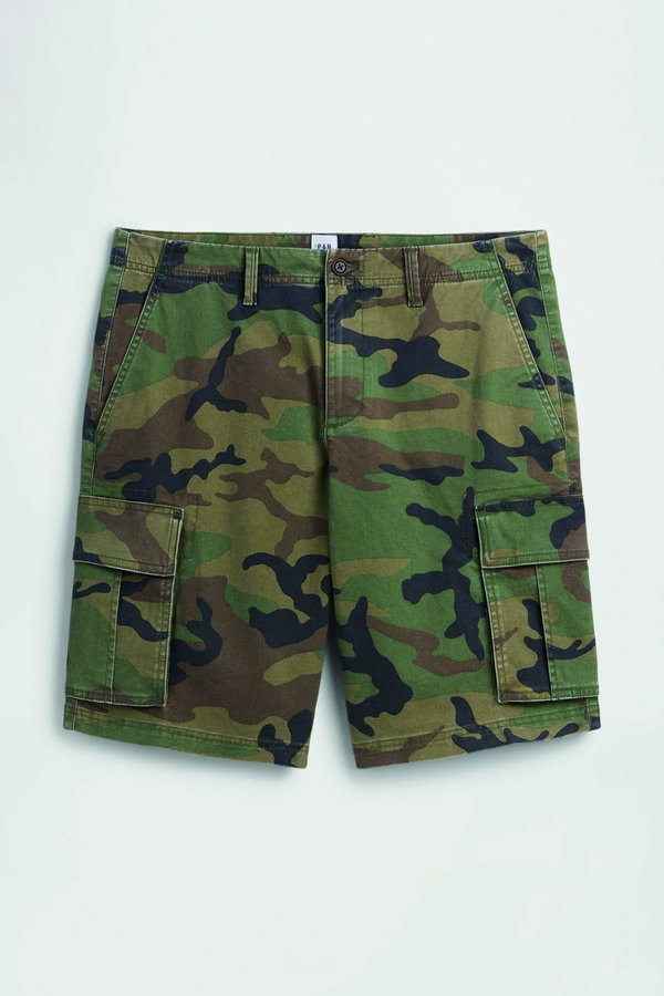 Gap Essential Kargo Şort HAKI