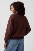 Gap Kadın Bisiklet Yaka Sweatshirt KAHVERENGI