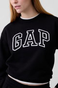 Gap Kadın Bisiklet Yaka Sweatshirt SIYAH