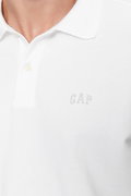 Gap Polo Yaka Erkek T-shirt Beyaz