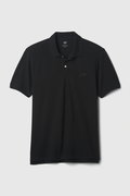 Gap Polo Yaka Erkek T-shirt SIYAH