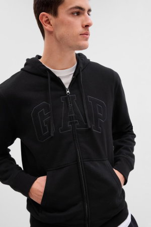 Gap Kapüşonlu Erkek Sweatshirt SIYAH