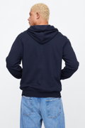Gap Kapüşonlu Fermuarlı Sweatshirt LACIVERT