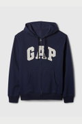 Gap Kapüşonlu Fermuarlı Sweatshirt LACIVERT