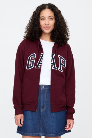 Gap Logo Fleece Kadın Fermuarlı Sweatshirt MURDUM