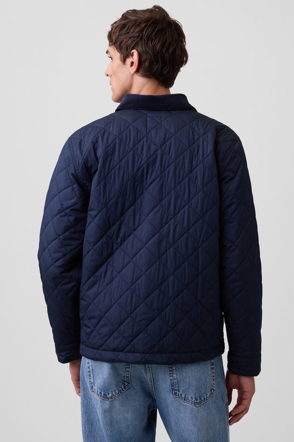 Gap Relaxed Kapitone Barn Erkek Ceket LACIVERT