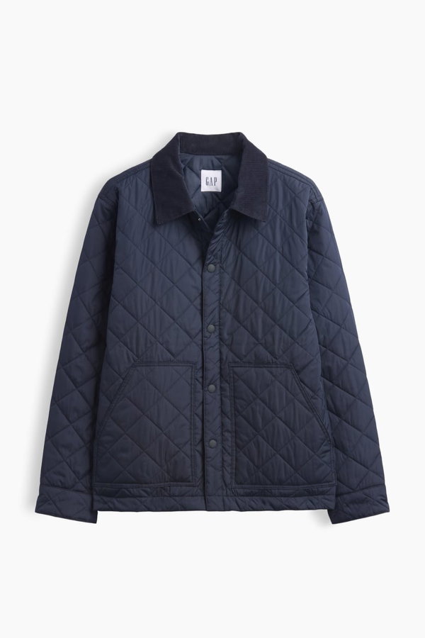 Gap Relaxed Kapitone Barn Erkek Ceket LACIVERT