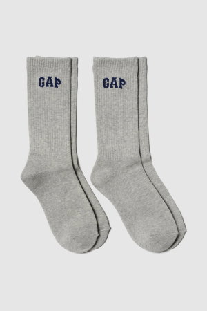 Gap Studio Crew 2li Erkek Çorap GRI