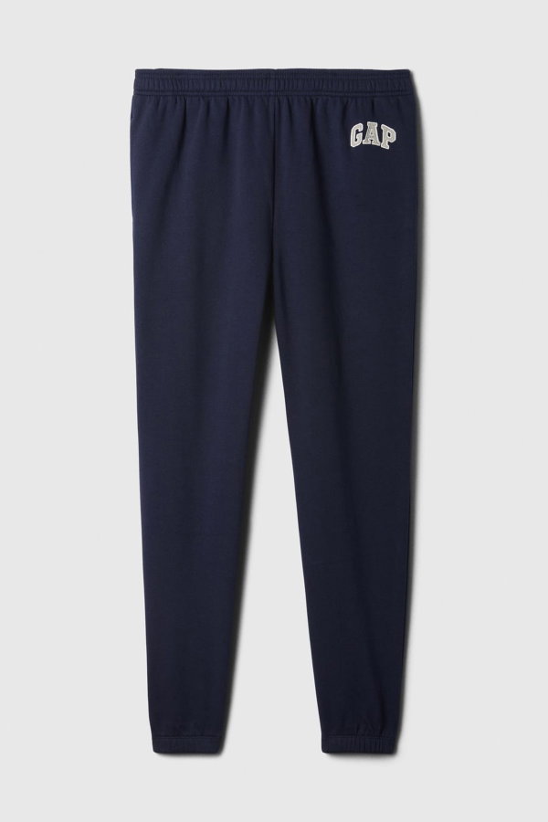Gap V-Heritage Logo Fleece Jogger Erkek Eşofman Altı LACIVERT