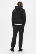 Gap V-Heritage Logo Fleece Jogger Erkek Eşofman Altı SIYAH
